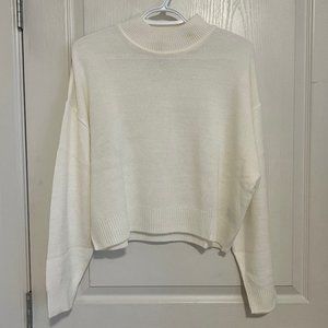 H&M White Turtle Neck